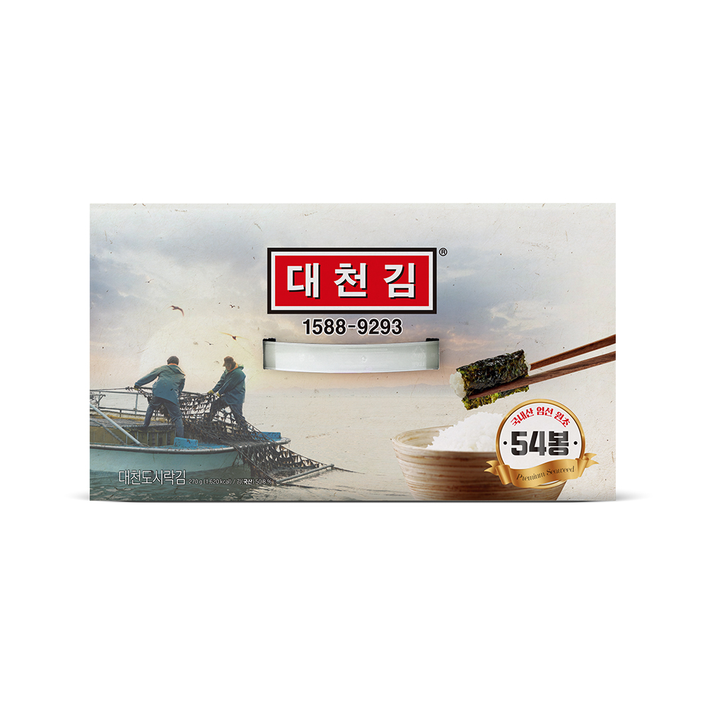 대천김 도시락김 5g × 54봉