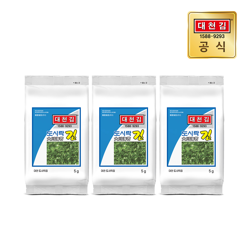 대천김 도시락김 5g × 72봉