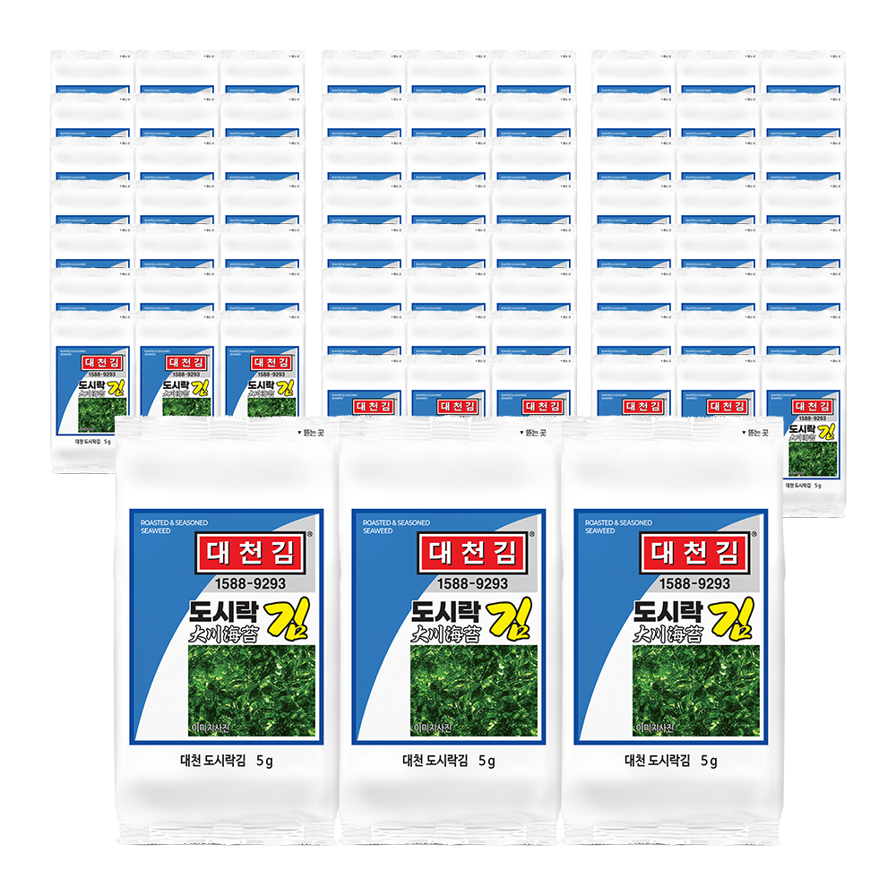 대천김 도시락김 5g × 72봉