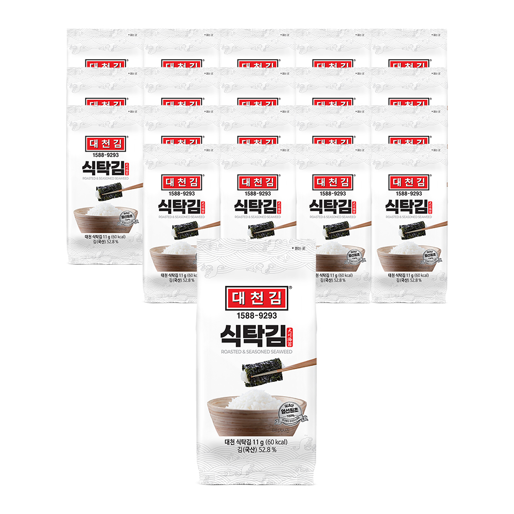 대천김 미니 식탁김 11g × 20봉