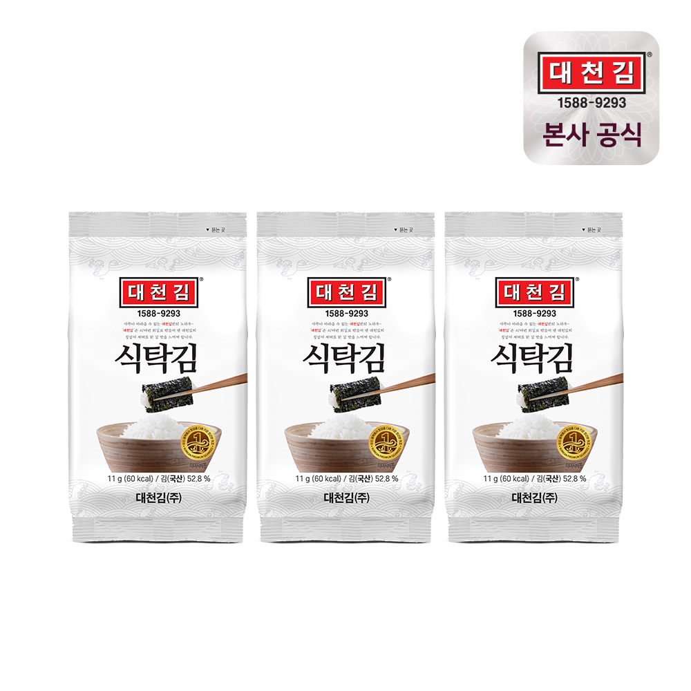 대천김 미니 식탁김 11g × 30봉