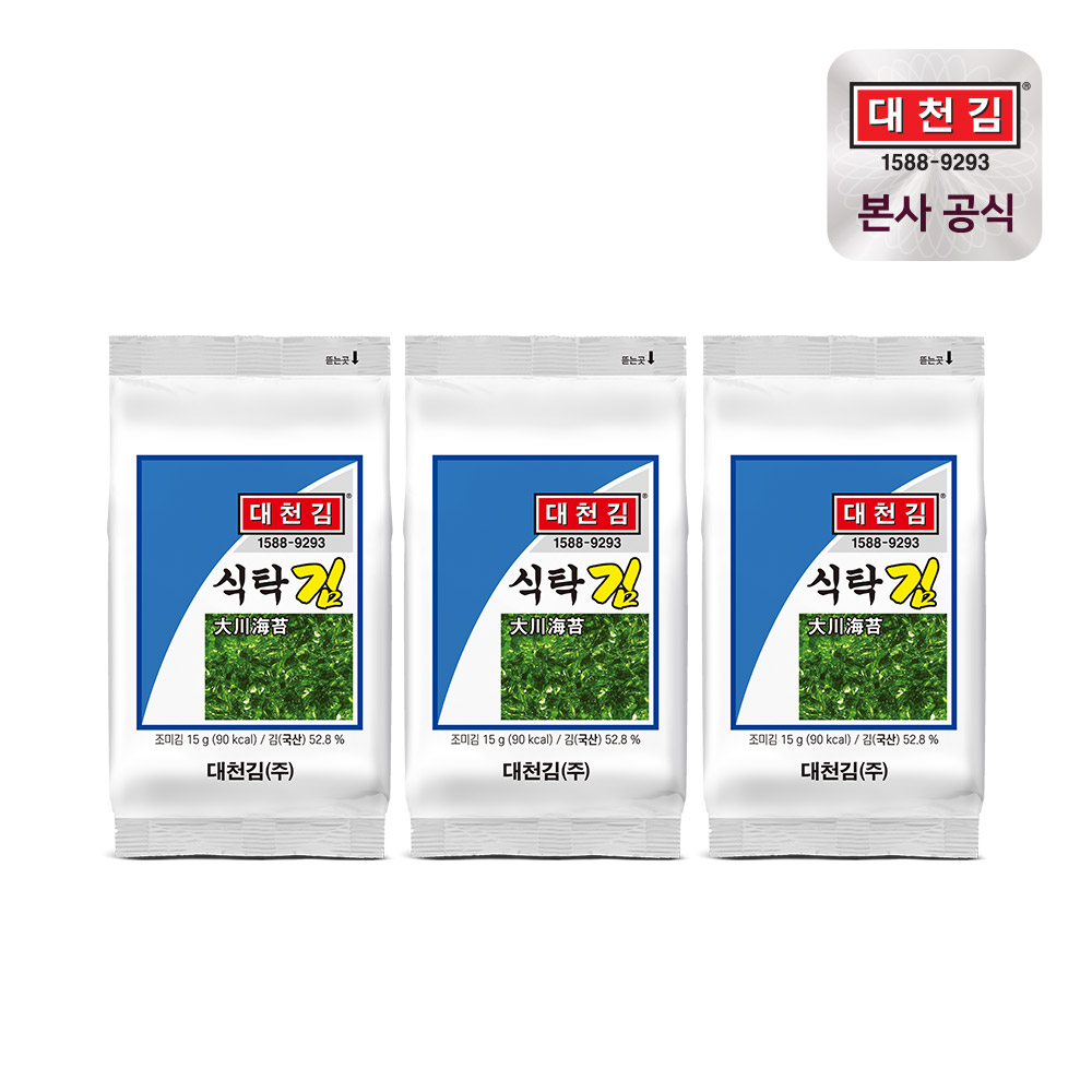 대천김 식탁김 15g × 20봉