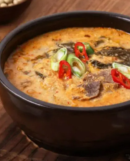 양수면옥 한우 콩비지찌개 600gx3팩(팩당 2인분)