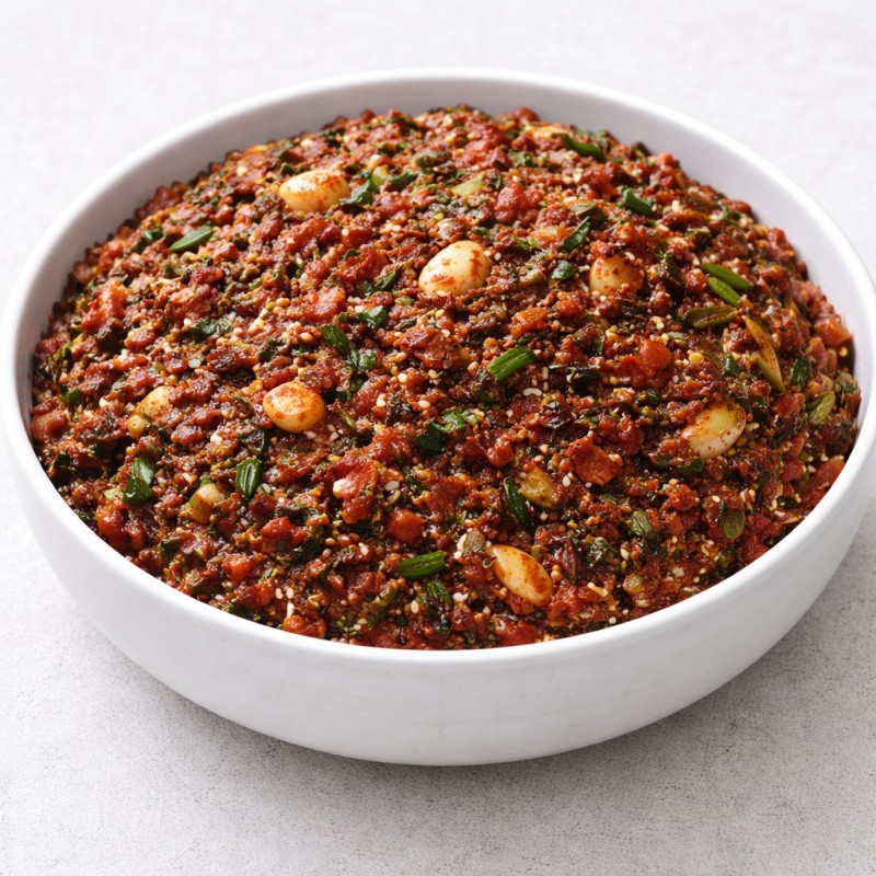 절임배추 김장김치 양념