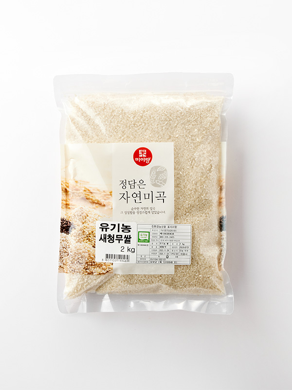 [25년산] 미이랑 유기농 백미 (2kg/새청무)
