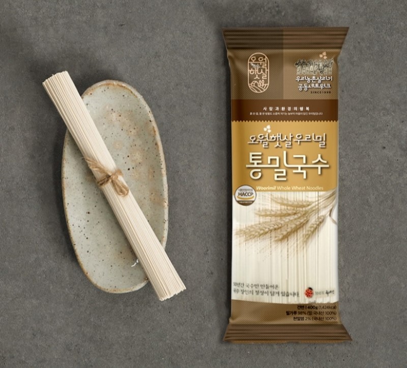 우리밀 통밀국수 400g