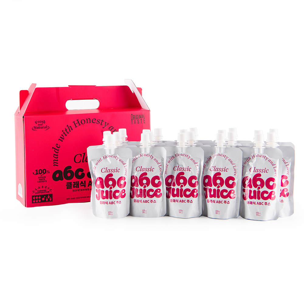 국내산 ABC주스 100mlX20팩 100% 착즙 클렌즈 주스