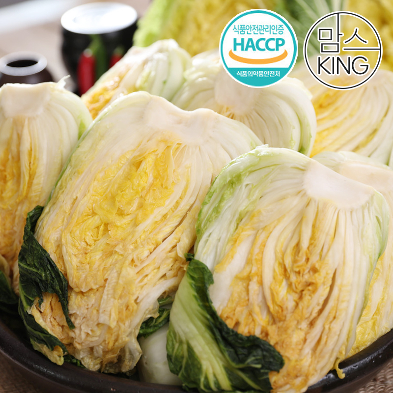 [맘스킹]HACCP 두리반김치 강원 고랭지/해남 절임배추 20kg 대표이미지 섬네일