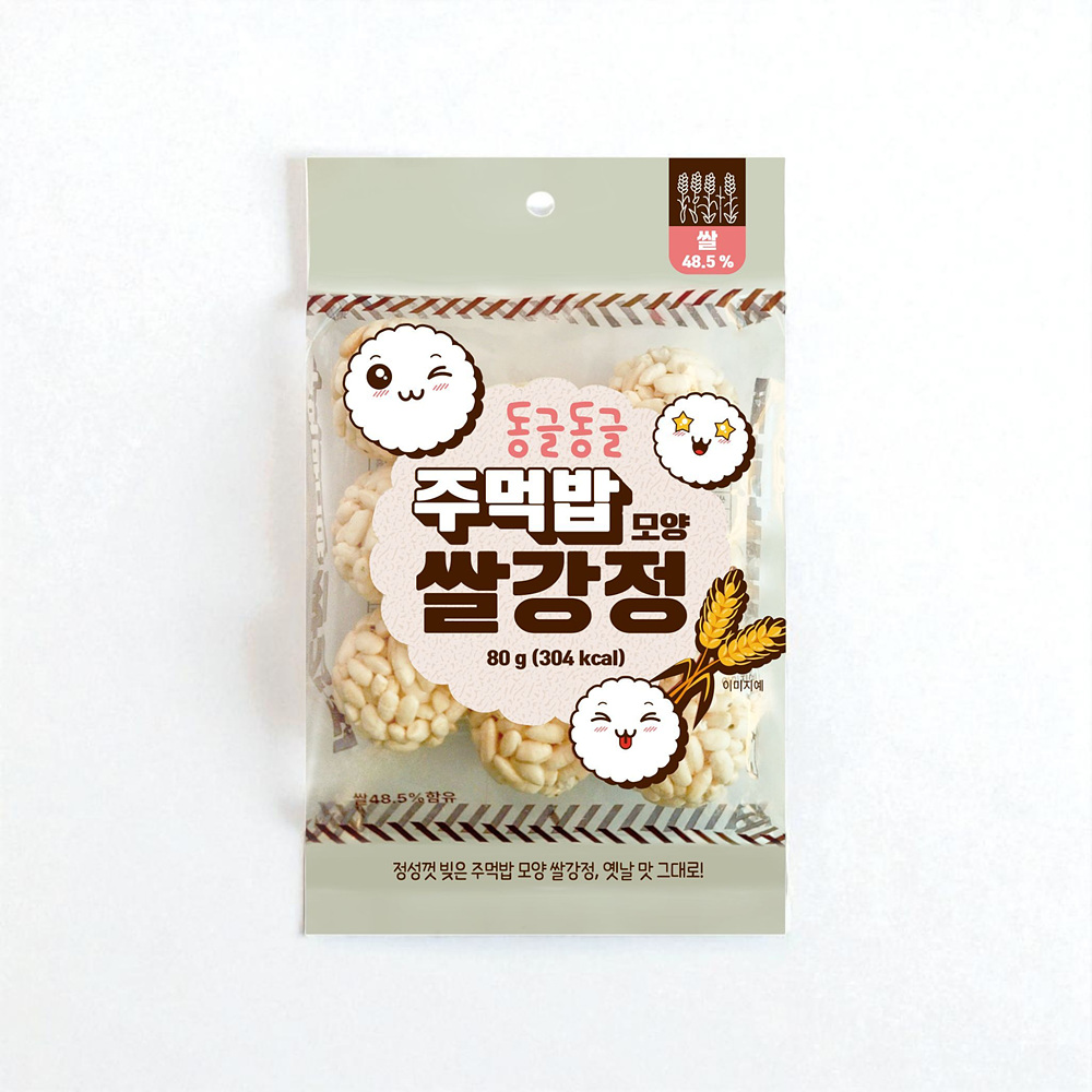 지브로와 옛날 추억의 그맛 주먹밥 쌀강정 80g X 3봉