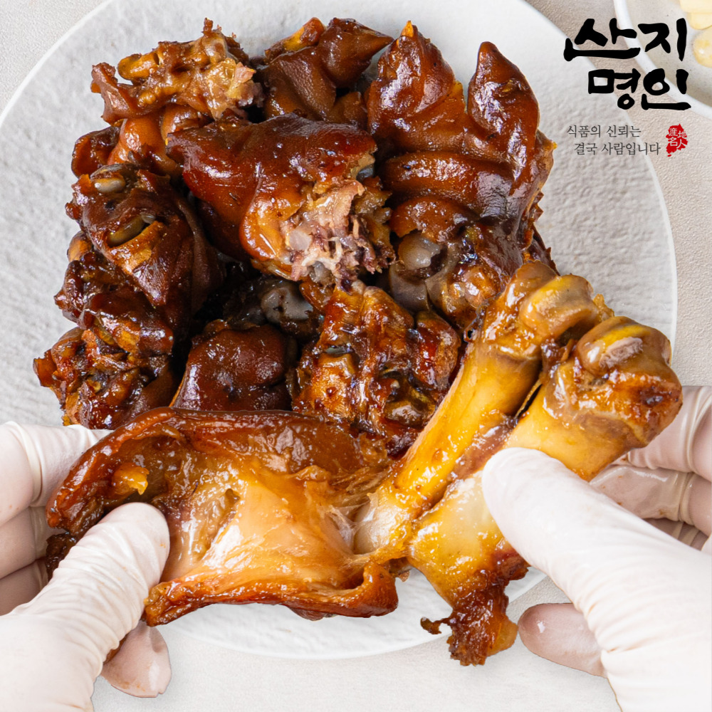 [산지명인] 쫄깃탱글 미니족 300g이상 3팩+불족소스100g 등 소스 3종