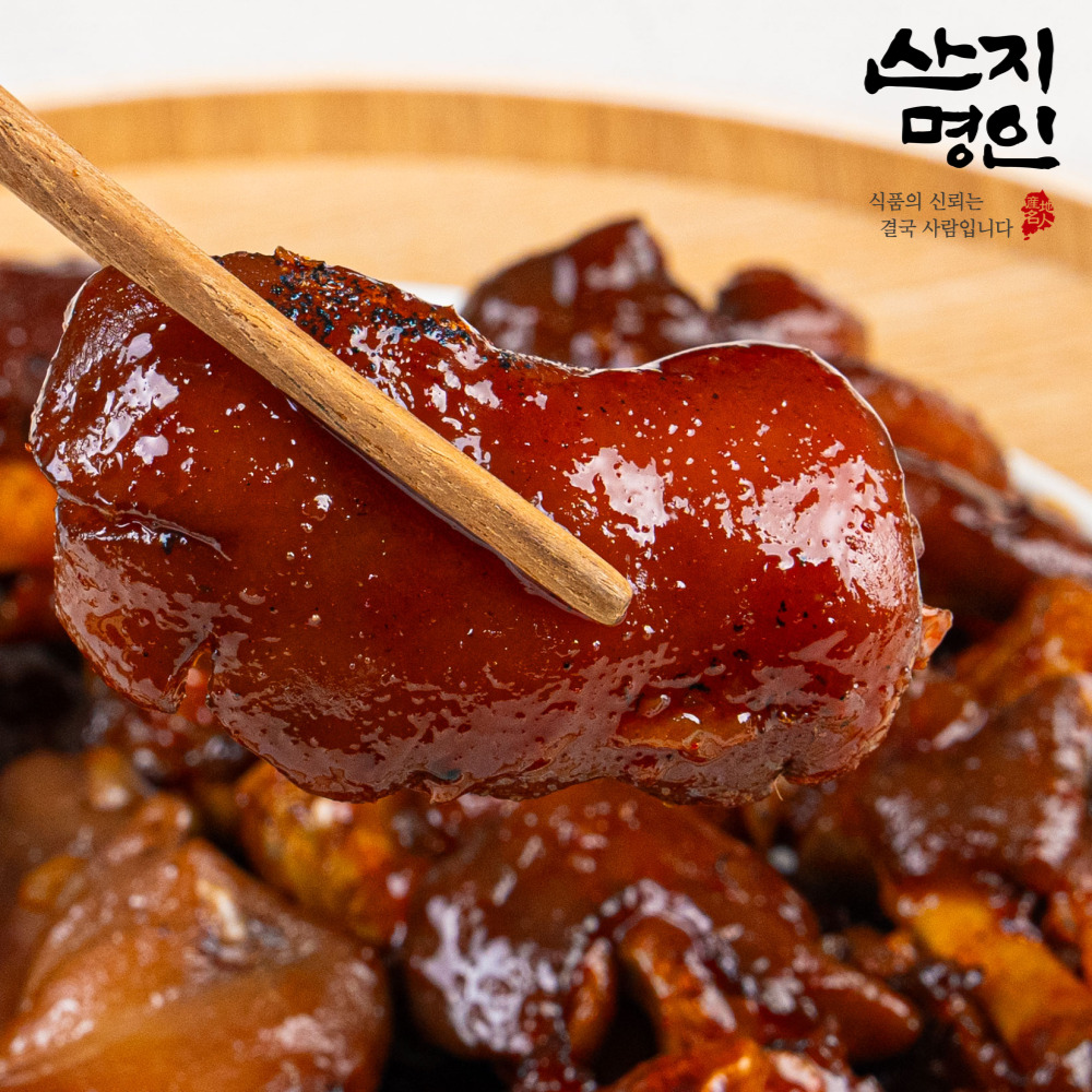 [산지명인] 쫄깃탱글 미니족 300g이상 3팩+불족소스100g 등 소스 3종