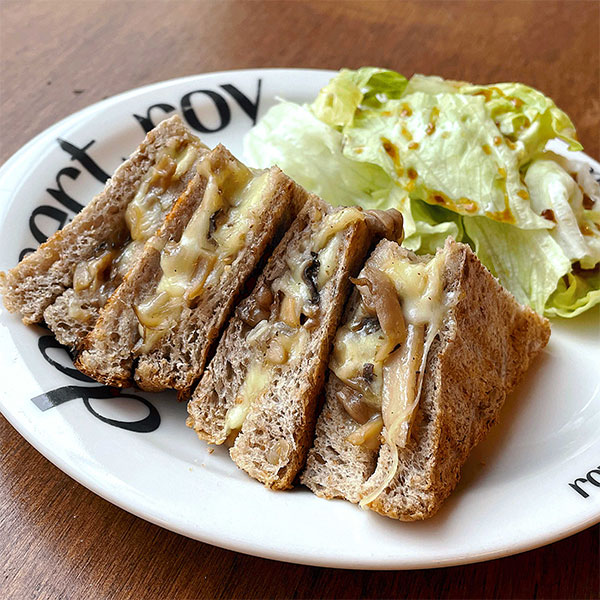 그릴드 크리스피 파니니3입 (햄치즈, 머쉬룸치즈,시금치페스토)