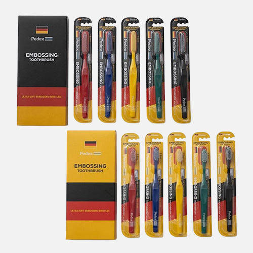 독일 정품 페를론 페덱스 오리지날 / 롱 칫솔 택 1