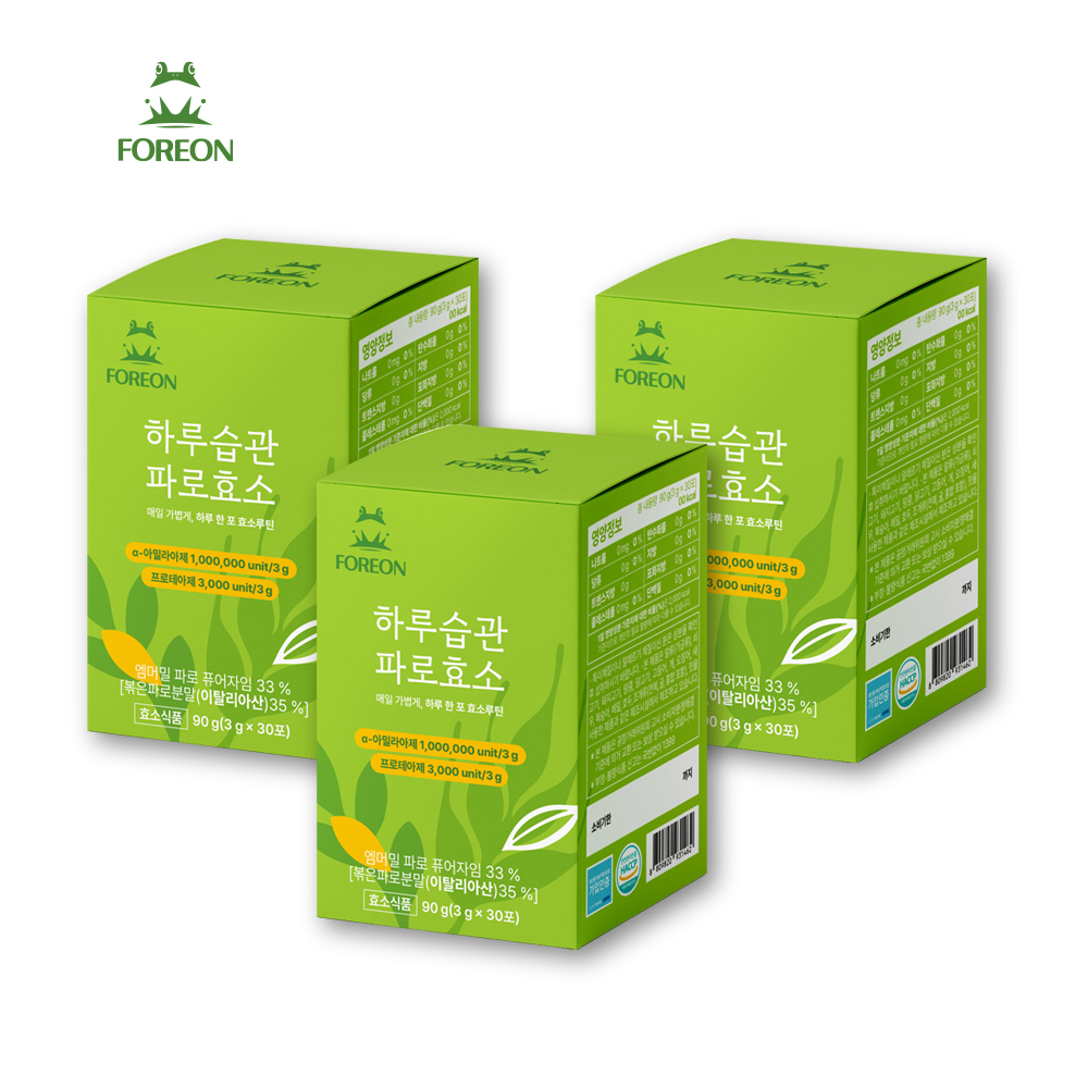 하루습관 파로효소 3g x 30포 3개