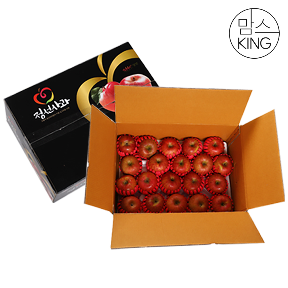 [맘스킹]강원정선임계 꽃내농원 부사 정품사과 5kg