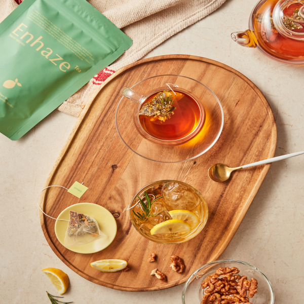 Enhaze 앤헤이즈 레몬진저티, 이너뷰티, 순환차, 무카페인차 1팩