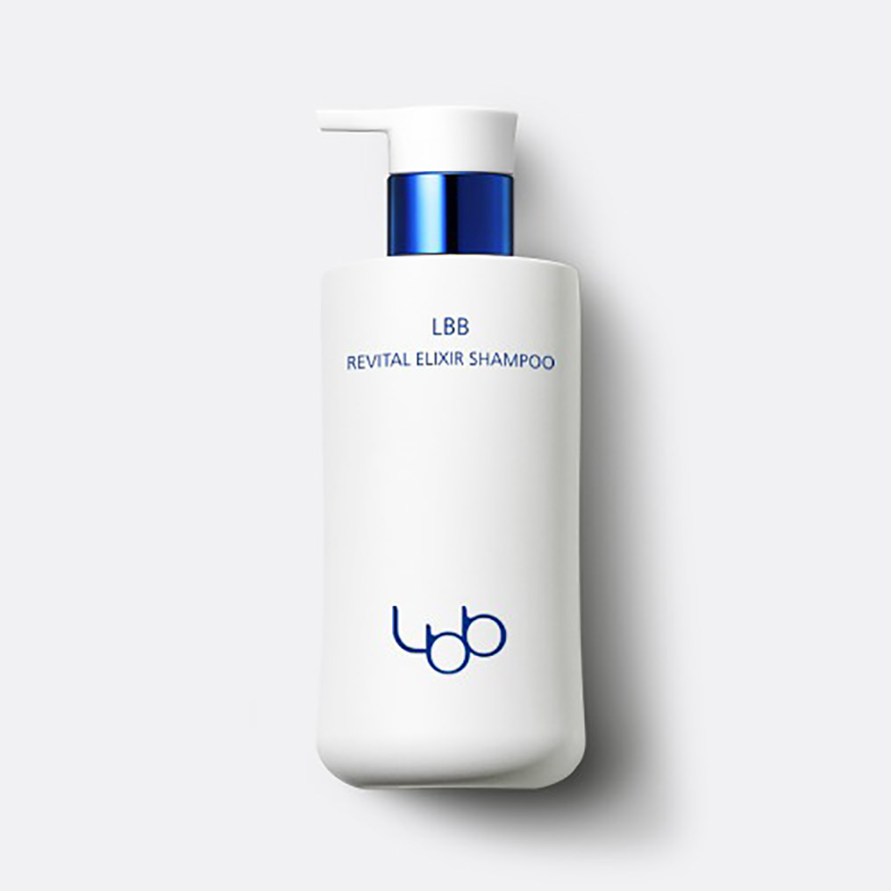 [올리브영 헤어 2위] LBB 엘비비 리바이탈 엘릭시어 탈모증상 완화 기능성 비듬 샴푸 400ml * 2개