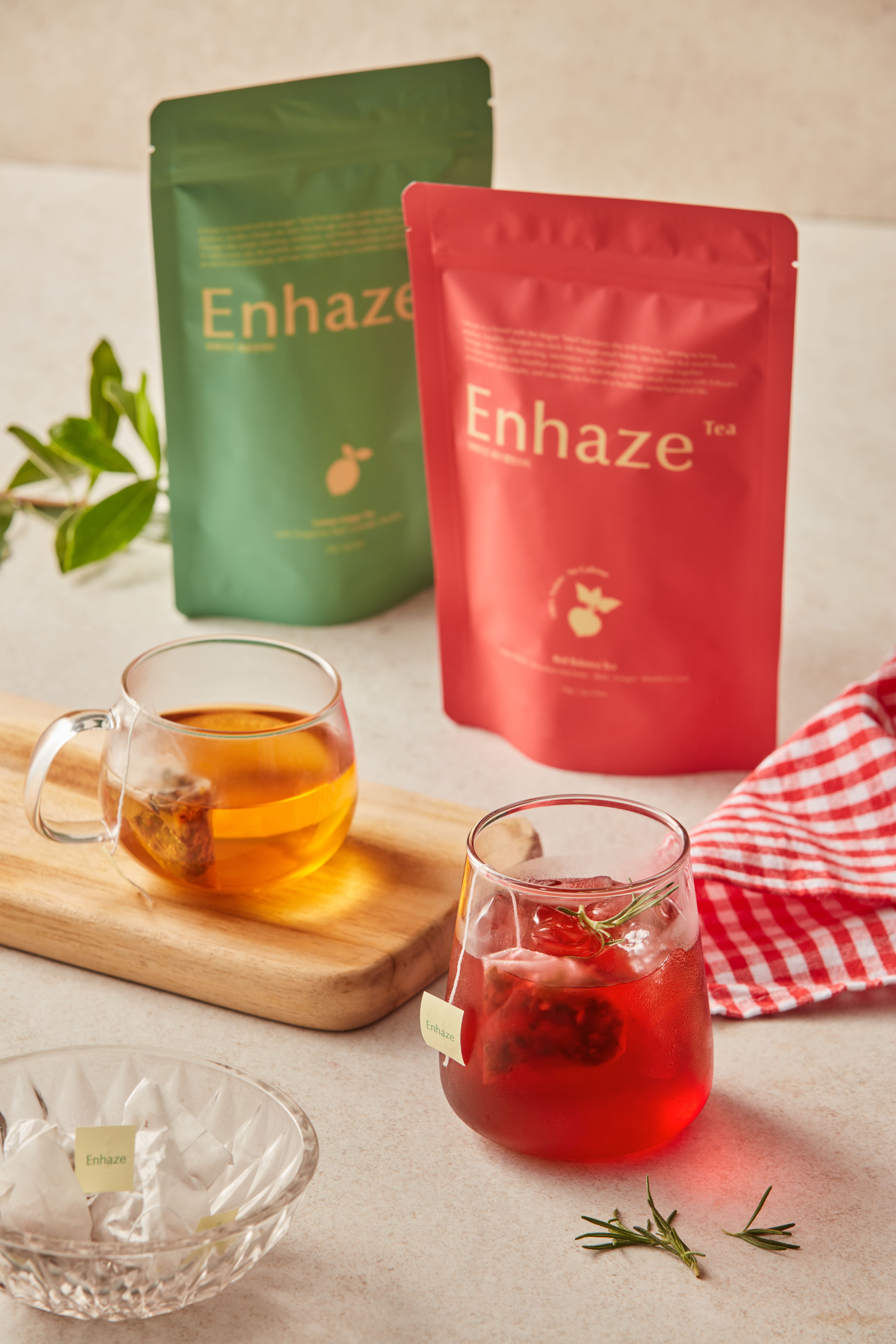 Enhaze 앤헤이즈 레드밸런스티, 식후 체내 당 조절, 돼지감자, 여주, 비트, 무카페인차 1팩