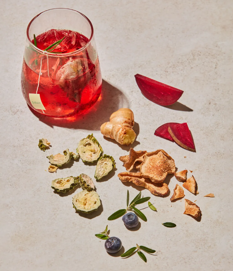 Enhaze 앤헤이즈 레드밸런스티, 식후 체내 당 조절, 돼지감자, 여주, 비트, 무카페인차 1팩 대표이미지 섬네일