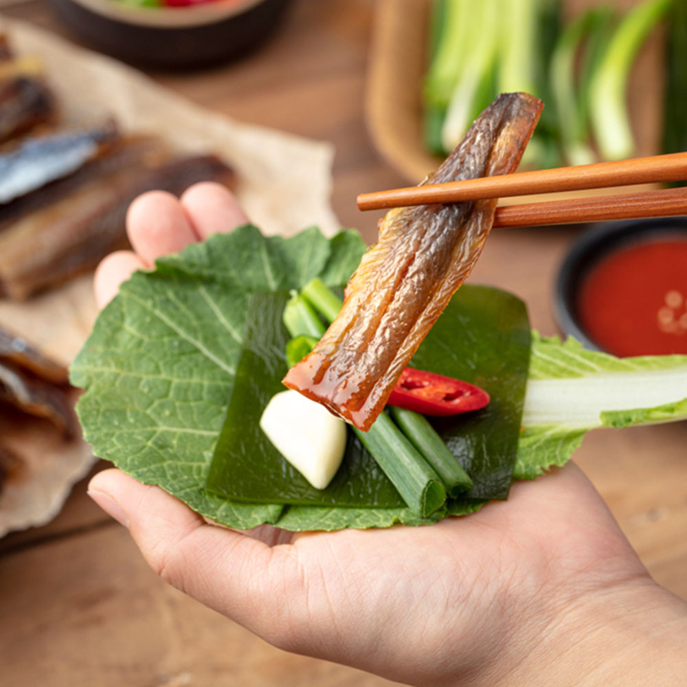 포항 구룡포 과메기 야채세트