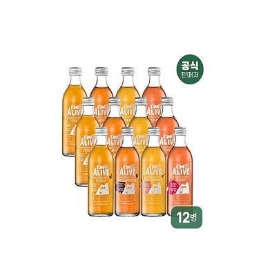 아임얼라이브 유기농 다이어트 건강음료 콤부차 250mlx12병 대표이미지 섬네일
