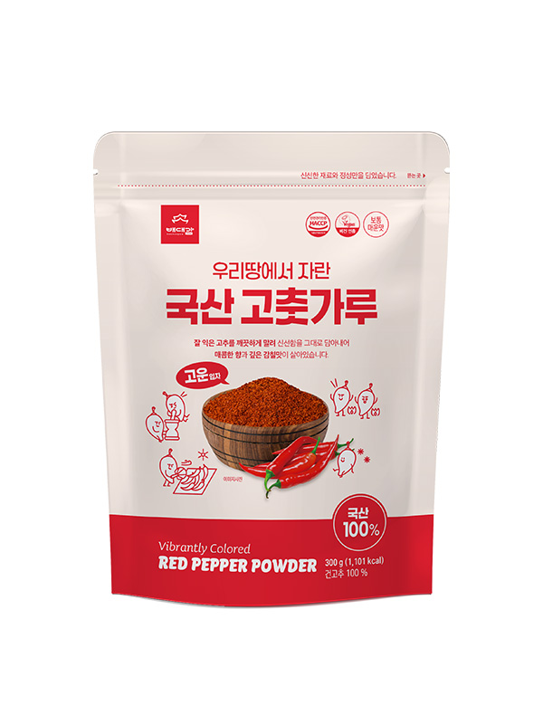 [20% 쿠폰] 국산 고춧가루 (고운, 300g)