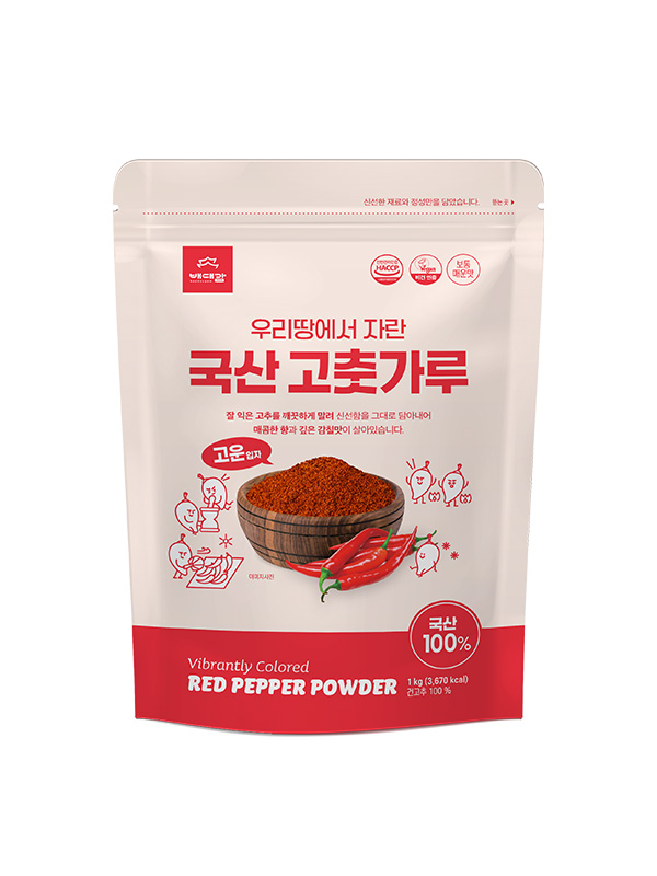 [20% 쿠폰] 국산 고춧가루 (고운, 1kg)