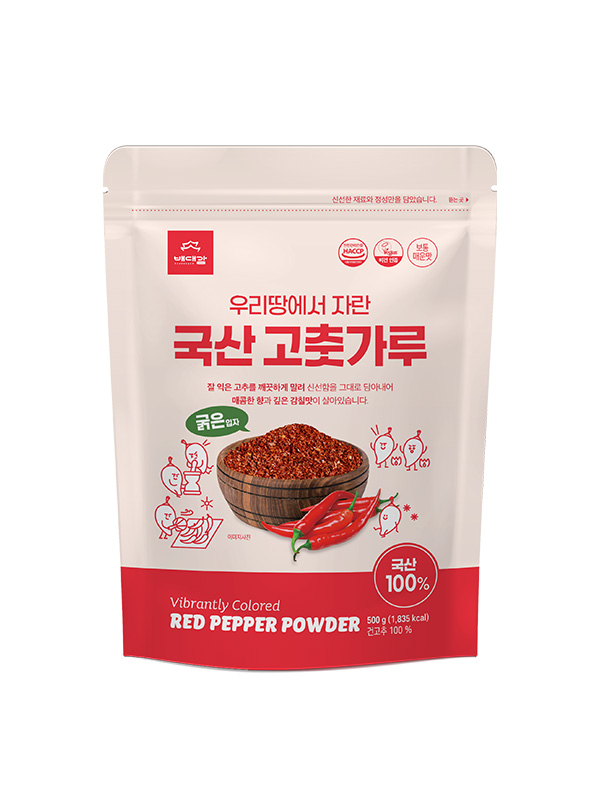 [20% 쿠폰] 국산 고춧가루 (굵은, 500g)