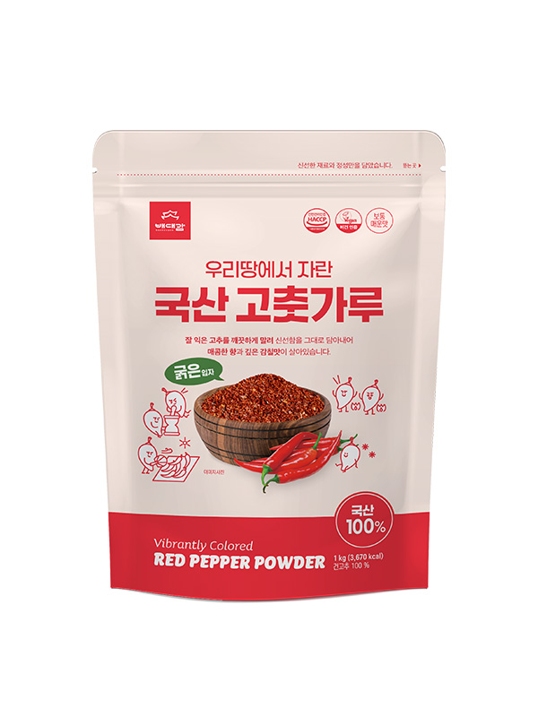 [20% 쿠폰] 국산 고춧가루 (굵은, 1kg)