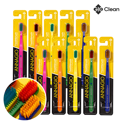 [지오클린] 안나지오 충치 구취제거 칫솔 치약 / 국내외 최초, 혀클리너 겸용 구취제거 기능성 대표이미지 섬네일