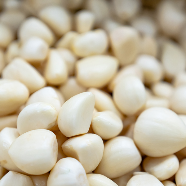 [마늘최고] 국내산 깐마늘 1kg 중 대 1팩 2팩