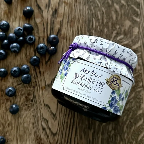 블루베리콩포트 국내산 블루베리 90% 스프레드 저당잼