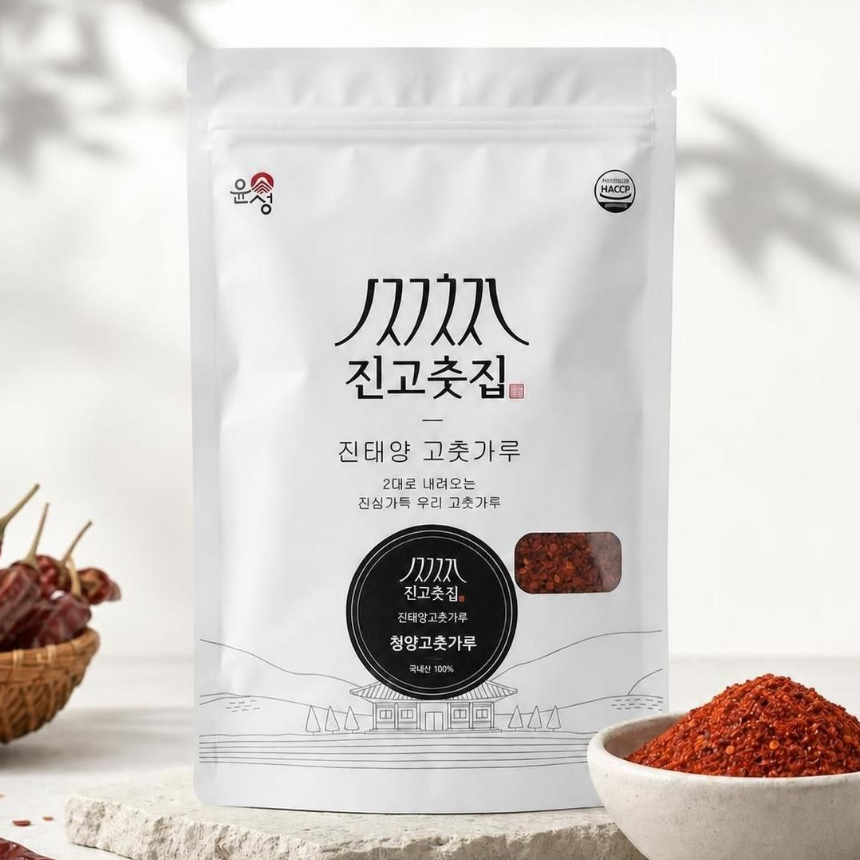국산 햇고춧가루 태양초 매운맛 청양고춧가루 300g