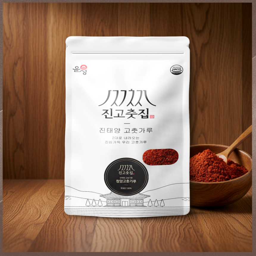 국산 25년 햇고춧가루 태양초 매운맛 청양고춧가루 300g