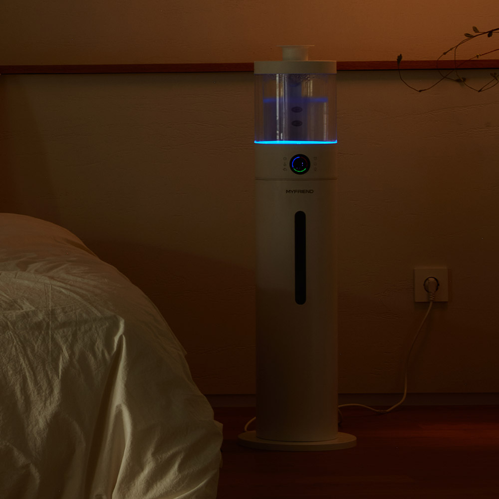 [마이프랜드] 타워형 대용량 가열식 아기방 신생아 가습기 13L