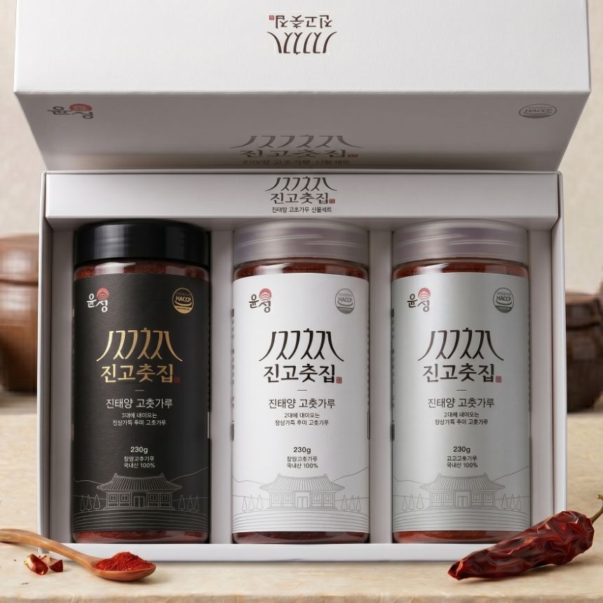 국산 햇고춧가루 태양초고춧가루 선물세트(230g *3개)