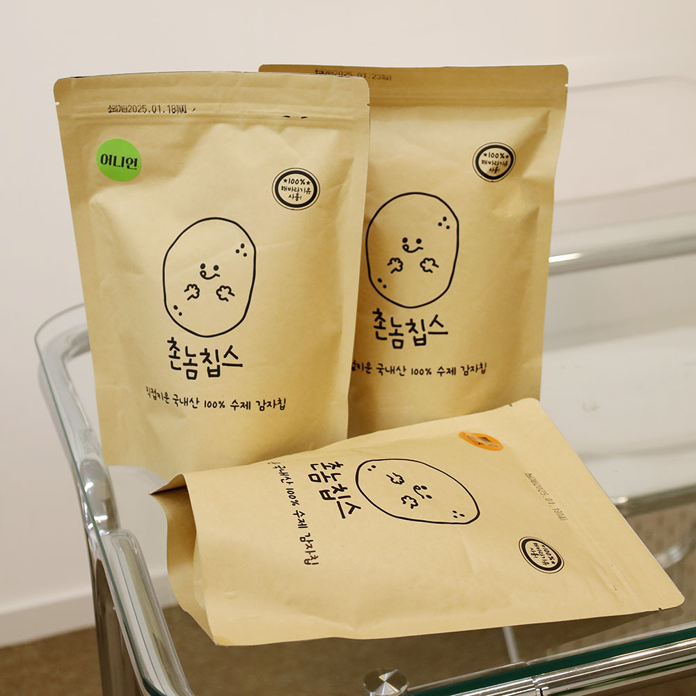 촌놈칩스 화학첨가물 없는 국내산 수제 감자칩 110g