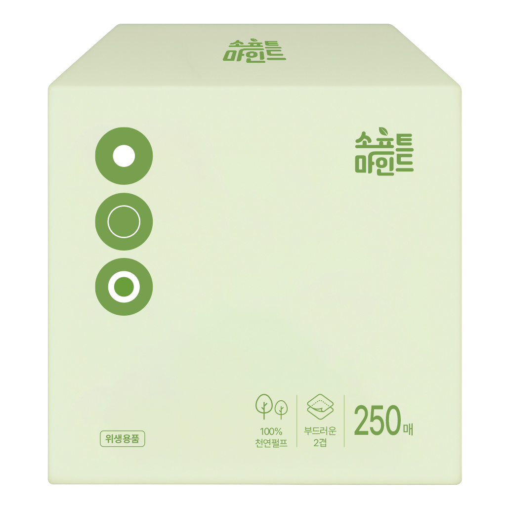 소프트 미니 미용티슈 대용량 250매 6개입