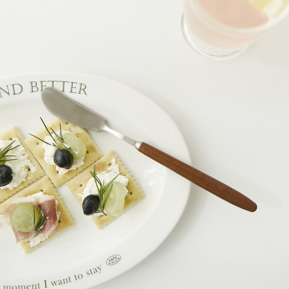 히어키친 히어 우드 디저트 커트러리 3종 세트