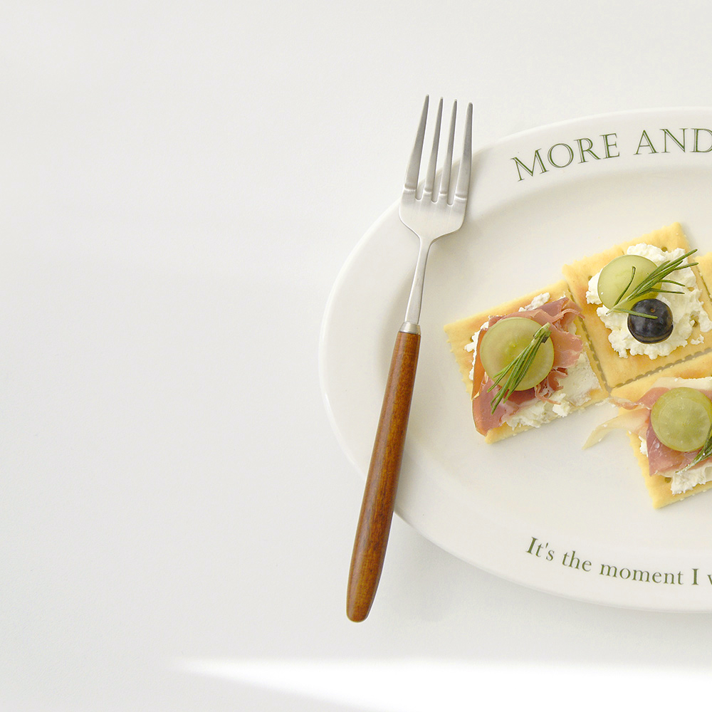 히어키친 히어 우드 디저트 커트러리 3종 세트