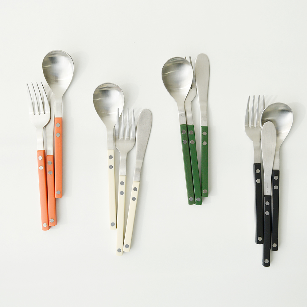 히어키친 페탈 디저트 커트러리 2종 세트 (포크 스푼 세트)