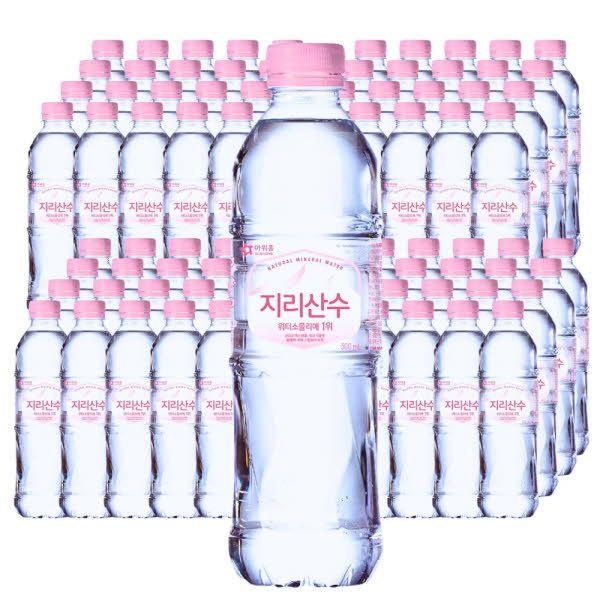 아워홈 지리산 (500/330mlx40병/80병) 핑크 에디션 생수 샘물