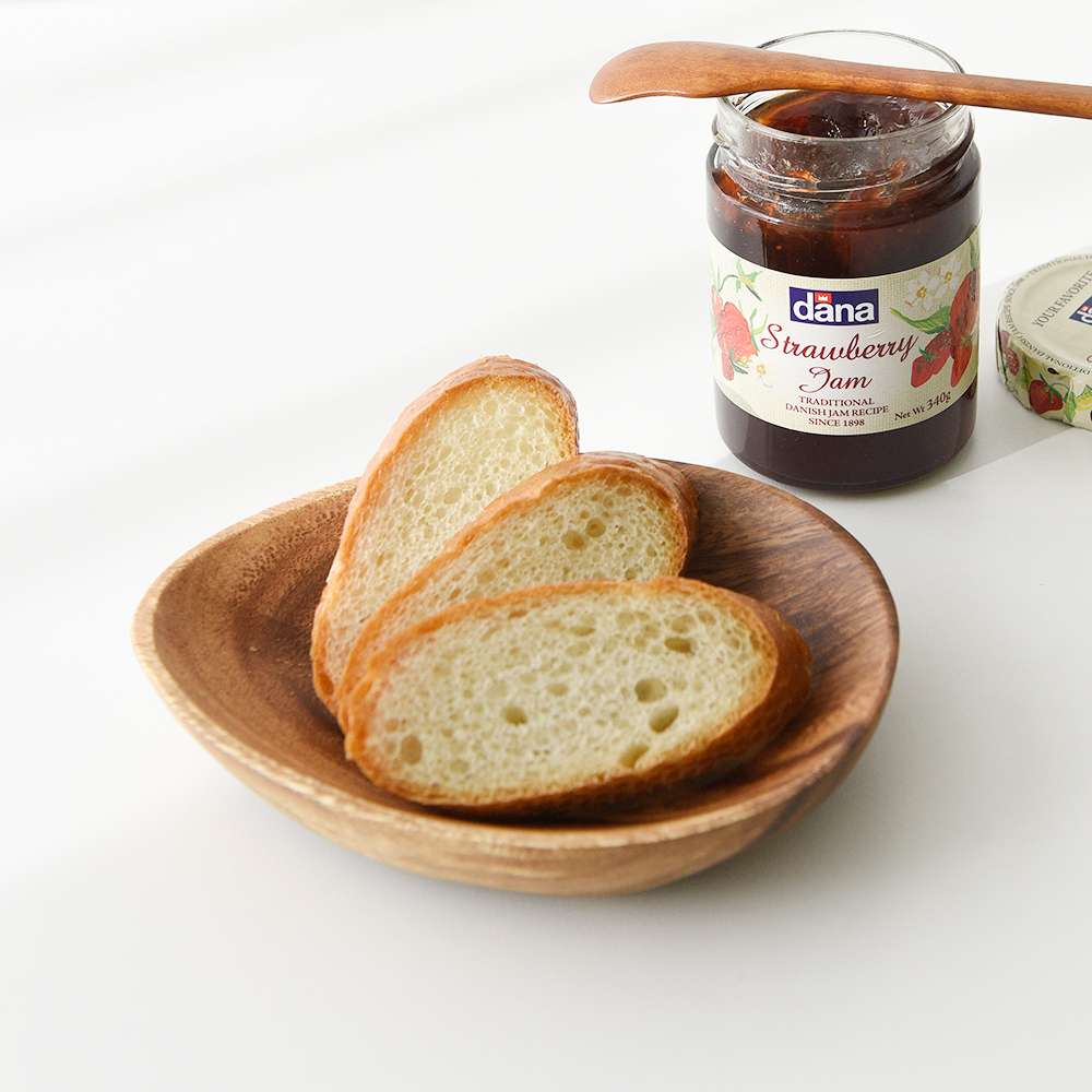 히어키친 아카시아 나무 통원목 나뭇잎접시 소/중