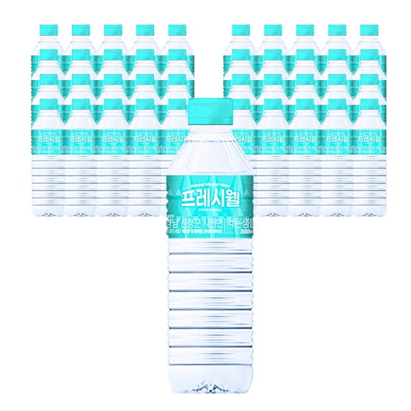프레시웰 PH8.2약알칼리수 생수 (500/330mlx40병/80병) 샘물