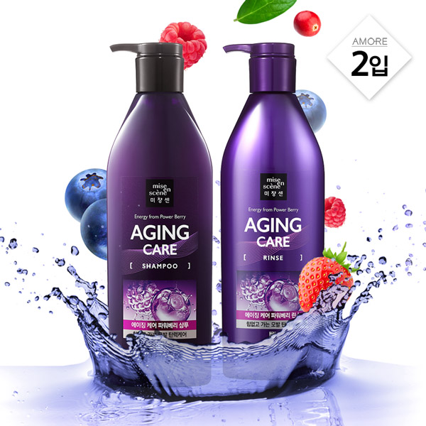 [1+1]미쟝센 에이징케어 샴푸/린스 680ml 