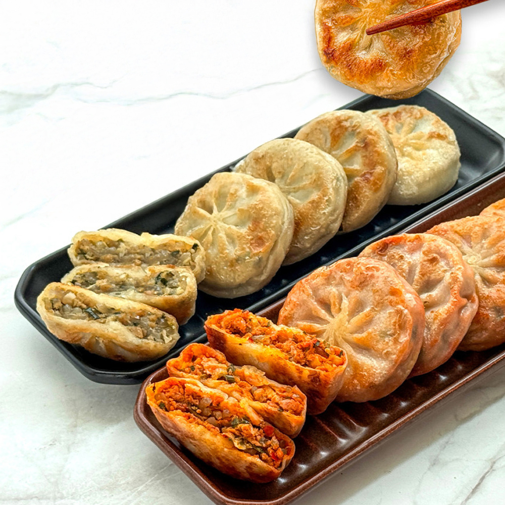 [귀빈정] 26년전통 생야채 국내산 우리밀 왕호떡만두