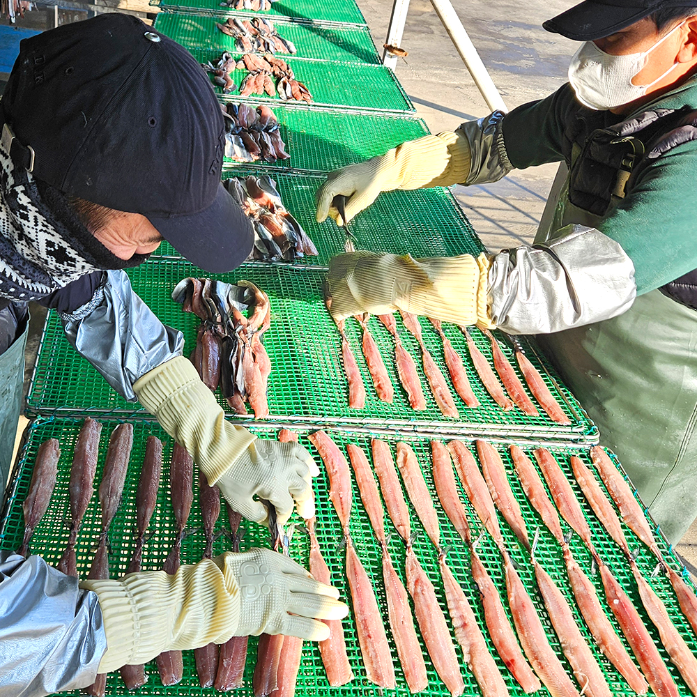 포항 구룡포 해풍 꽁치 과메기 야채세트 5마리 10쪽