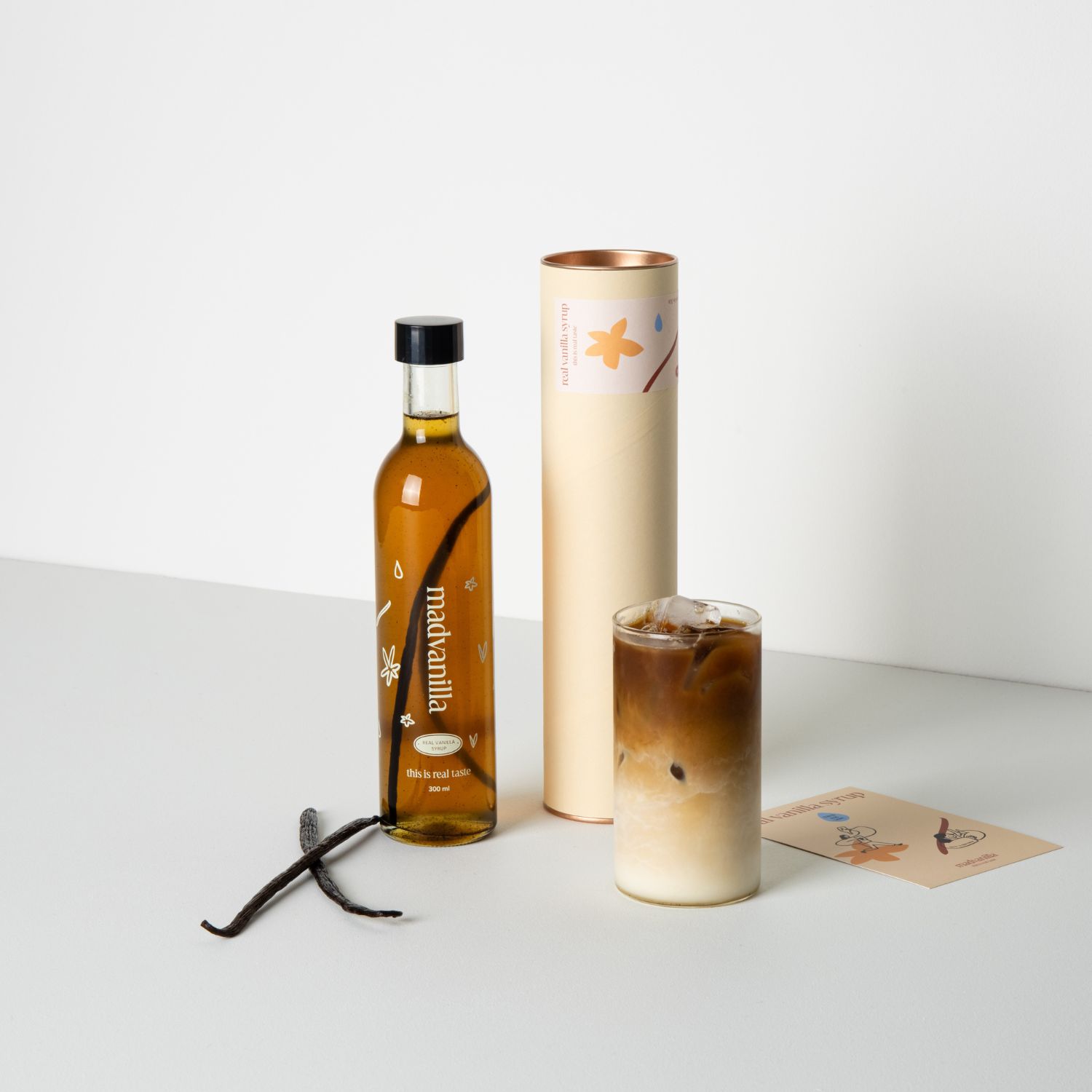 매드바닐라 리얼바닐라시럽 홀빈 300ml