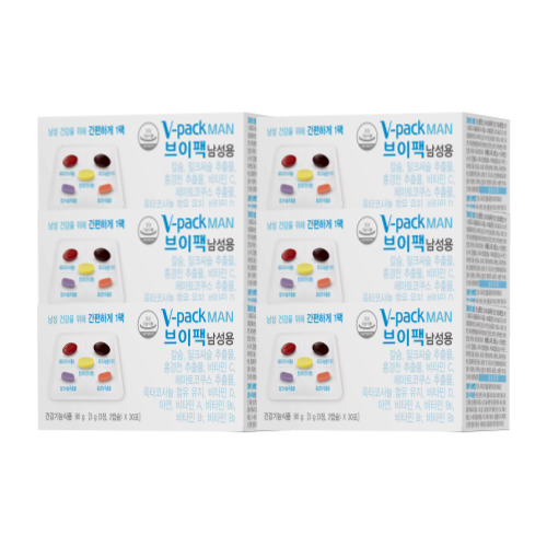 안국약품 브이팩 종합 비타민 남성용 1박스 3g x 30포