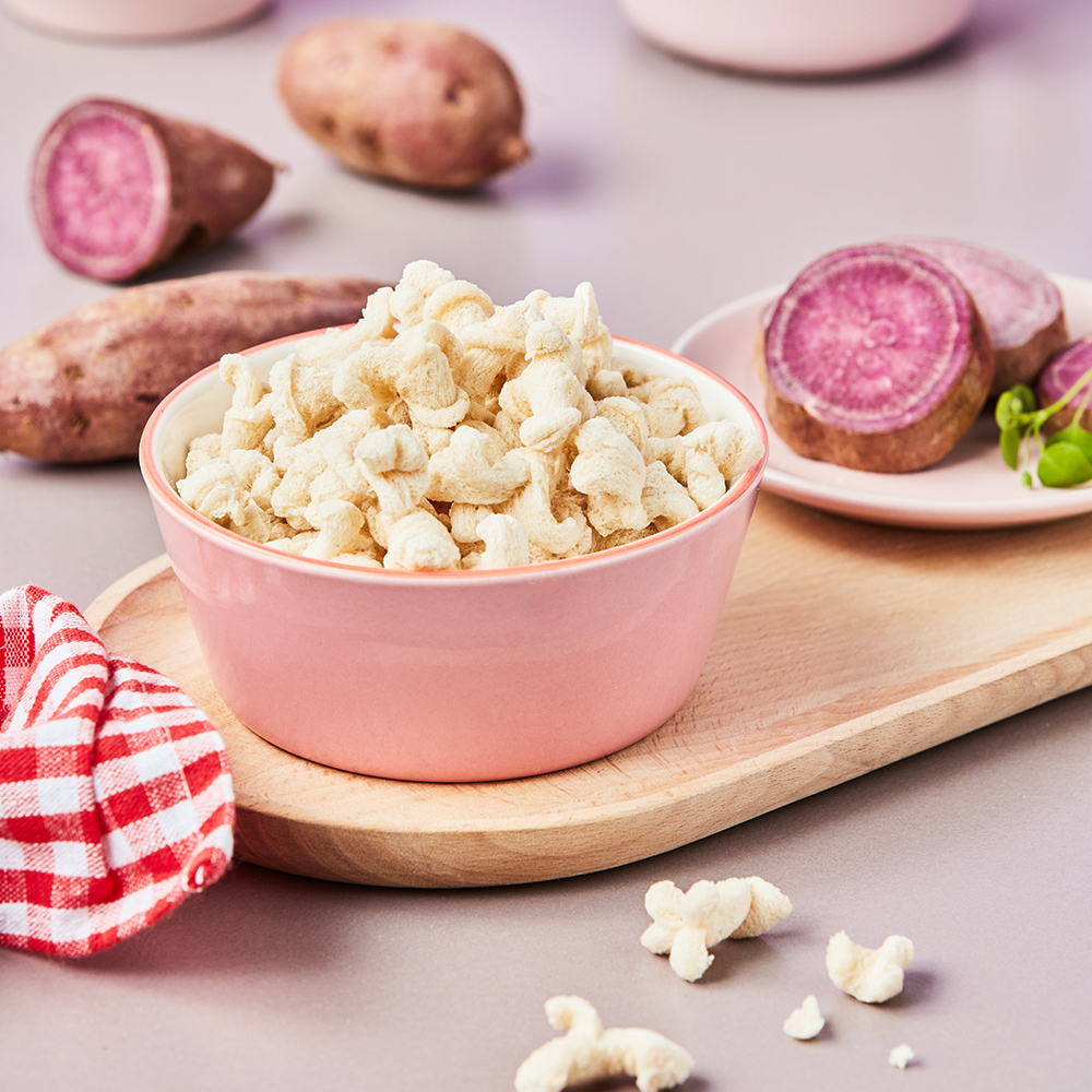 퓨어잇 구르미 퍼플팝 자색고구마 퍼프 유기농 아기 쌀과자 간식